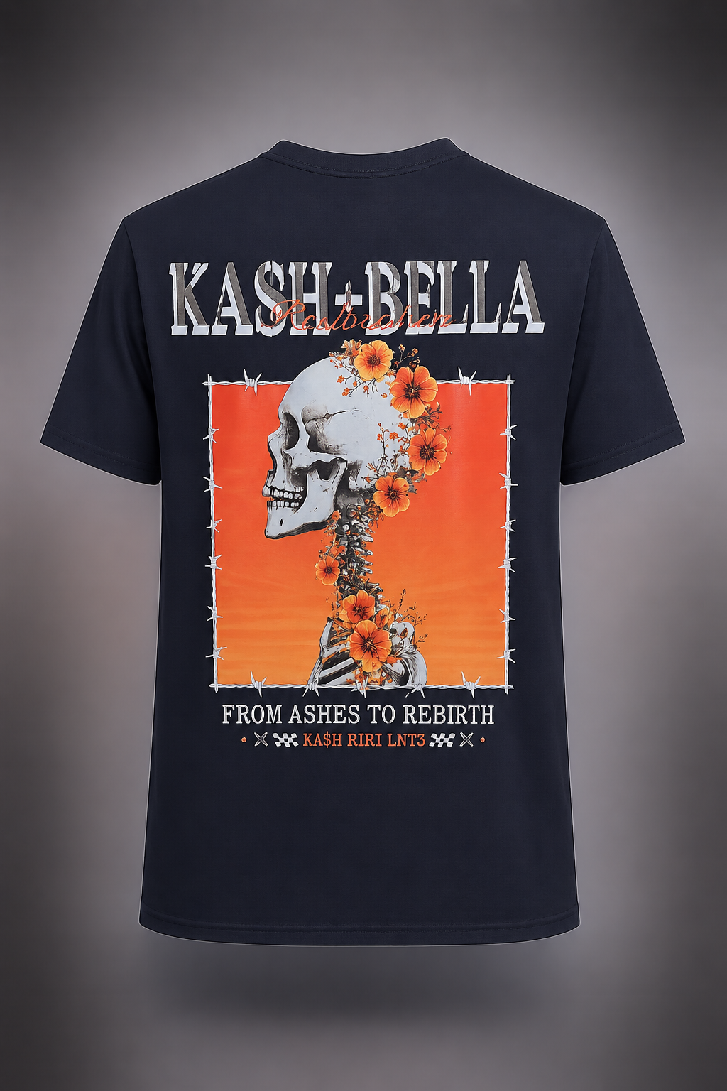 KashBella “From Ashes To Rebirth” Graphic Tee