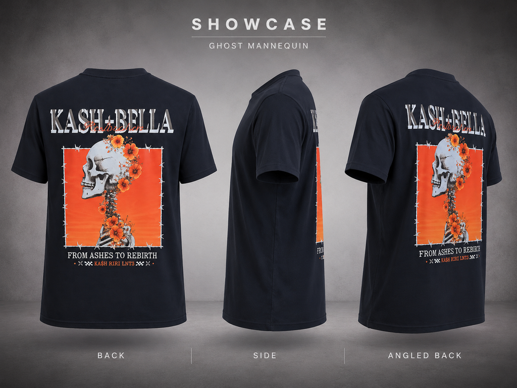 KashBella “From Ashes To Rebirth” Graphic Tee