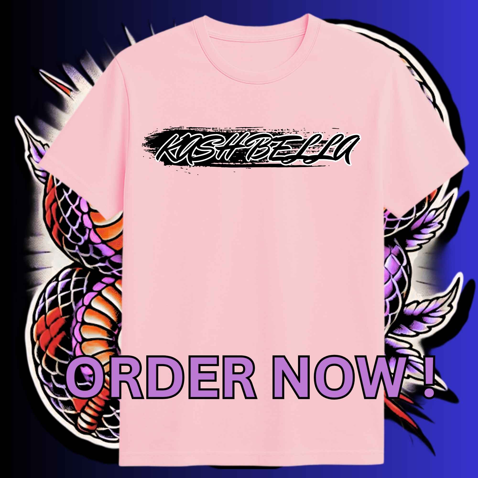 KIDS SIZE**Pink Snakes KashBella