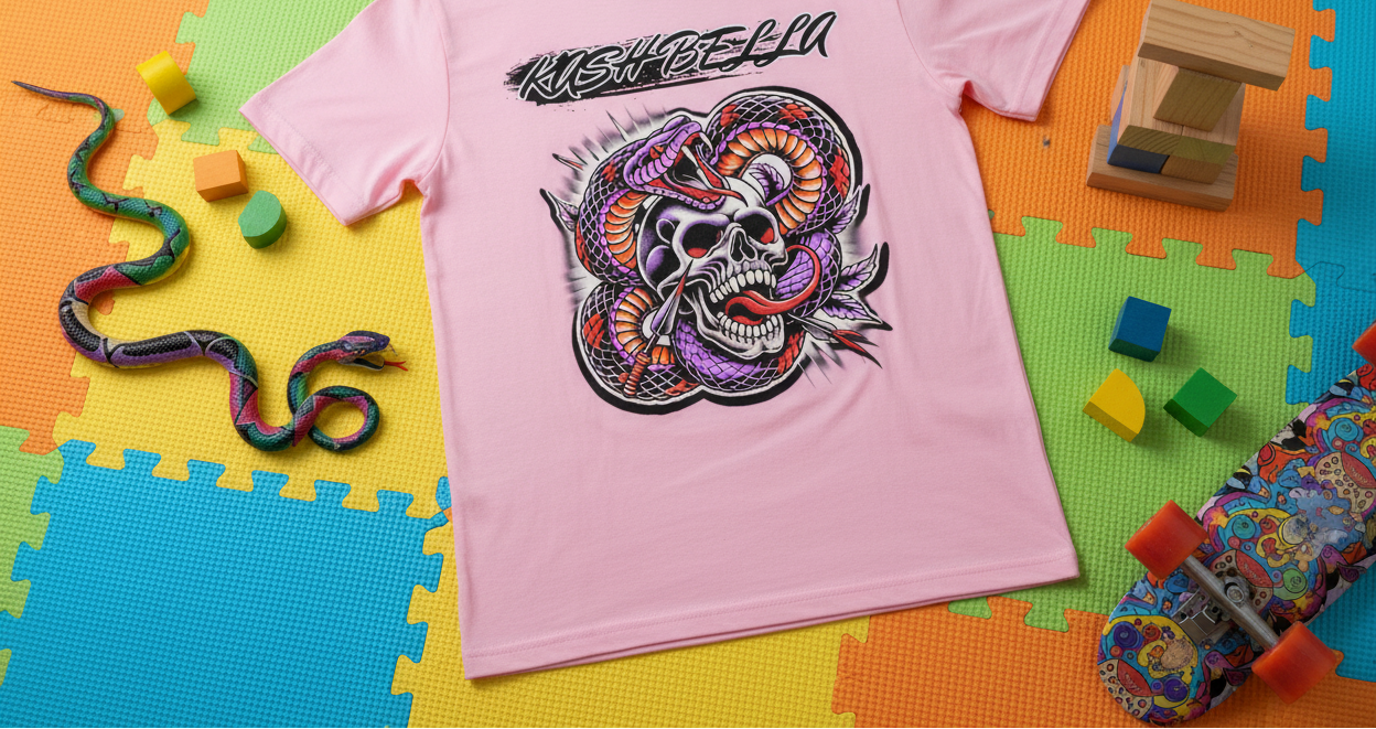 KIDS SIZE Pink Snakes KashBella product image